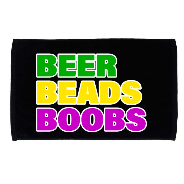 Beer Beads Boobs Microfiber Hand Towel