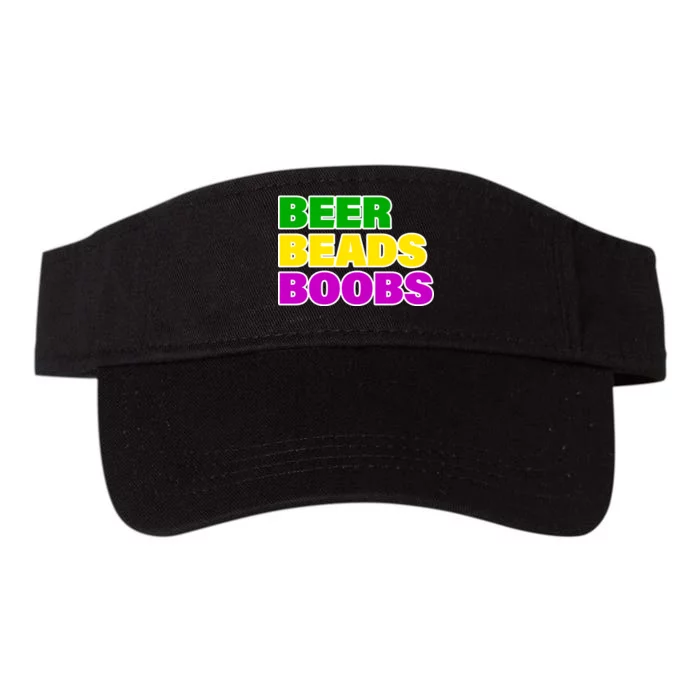 Beer Beads Boobs Valucap Bio-Washed Visor