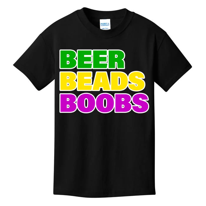 Beer Beads Boobs Kids T-Shirt