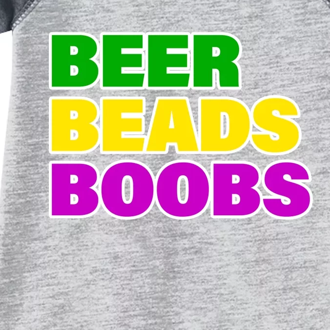 Beer Beads Boobs Infant Baby Jersey Bodysuit