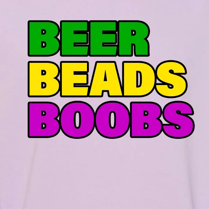 Beer Beads Boobs Garment-Dyed Sweatshirt