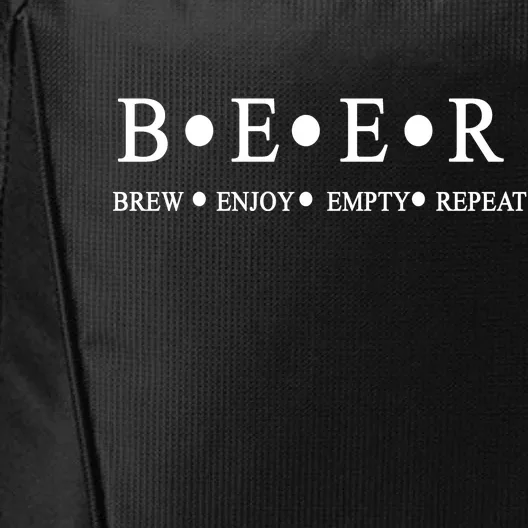 Beer Brewer Funny Craft Beer Brewmaster City Backpack