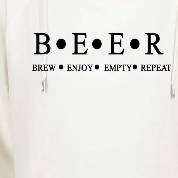 Beer Brewer Funny Craft Beer Brewmaster Womens Funnel Neck Pullover Hood