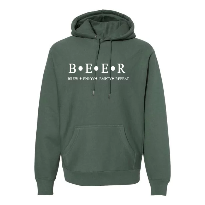 Beer Brewer Funny Craft Beer Brewmaster Premium Hoodie