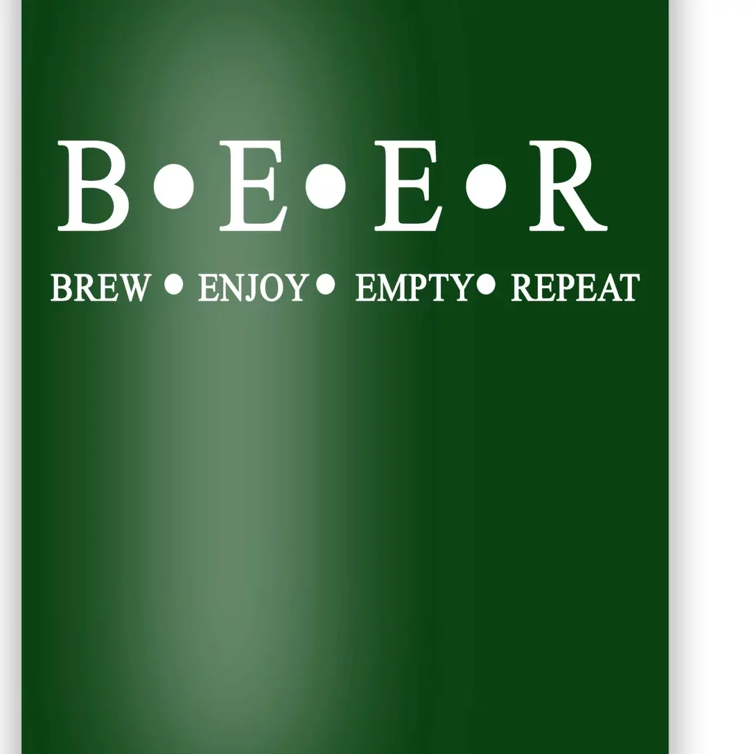 Beer Brewer Funny Craft Beer Brewmaster Poster