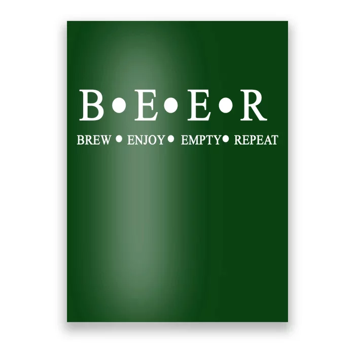 Beer Brewer Funny Craft Beer Brewmaster Poster