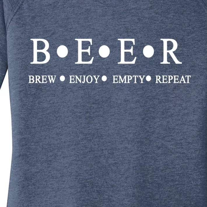 Beer Brewer Funny Craft Beer Brewmaster Women's Perfect Tri Tunic Long Sleeve Shirt