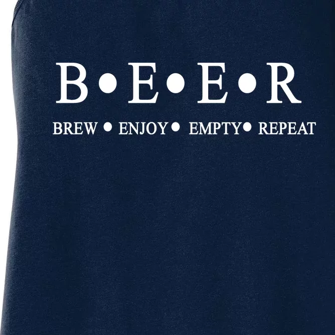 Beer Brewer Funny Craft Beer Brewmaster Women's Racerback Tank