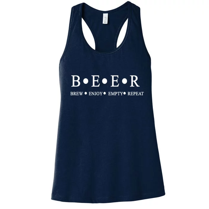 Beer Brewer Funny Craft Beer Brewmaster Women's Racerback Tank