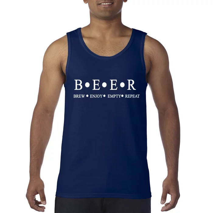 Beer Brewer Funny Craft Beer Brewmaster Tank Top