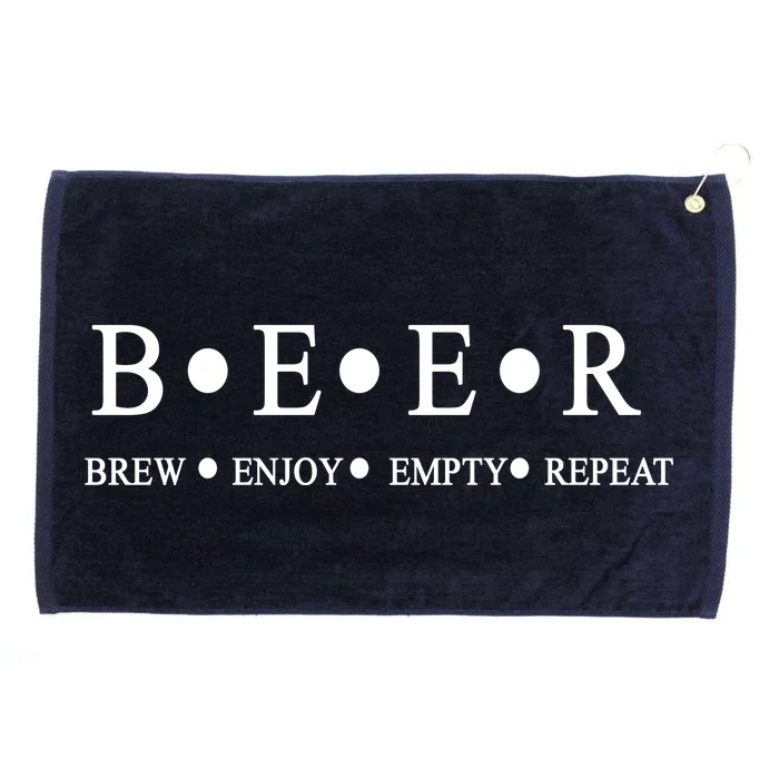 Beer Brewer Funny Craft Beer Brewmaster Grommeted Golf Towel