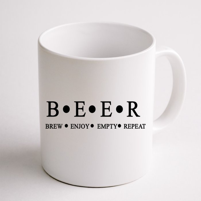 Beer Brewer Funny Craft Beer Brewmaster Front & Back Coffee Mug