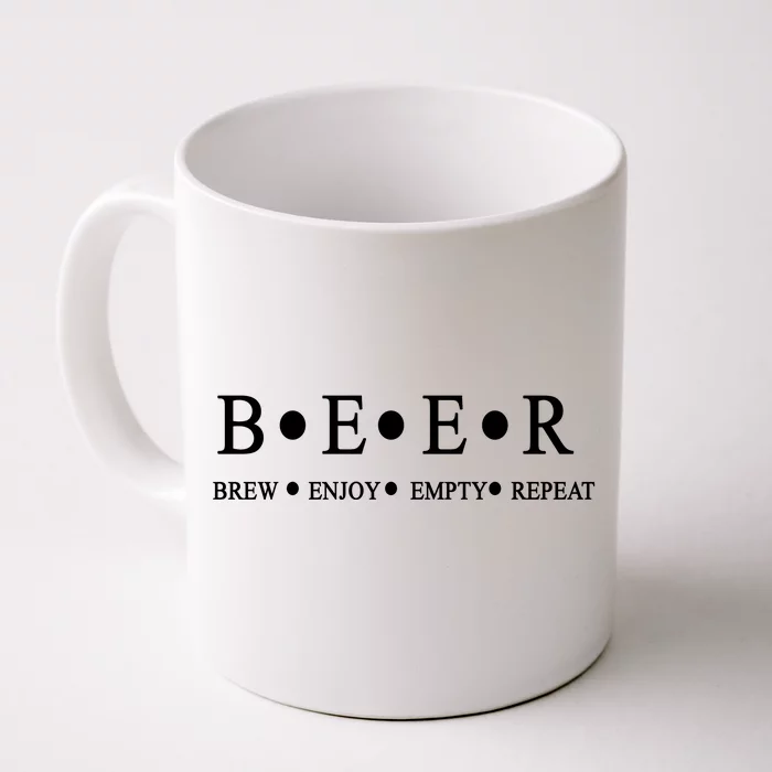 Beer Brewer Funny Craft Beer Brewmaster Front & Back Coffee Mug