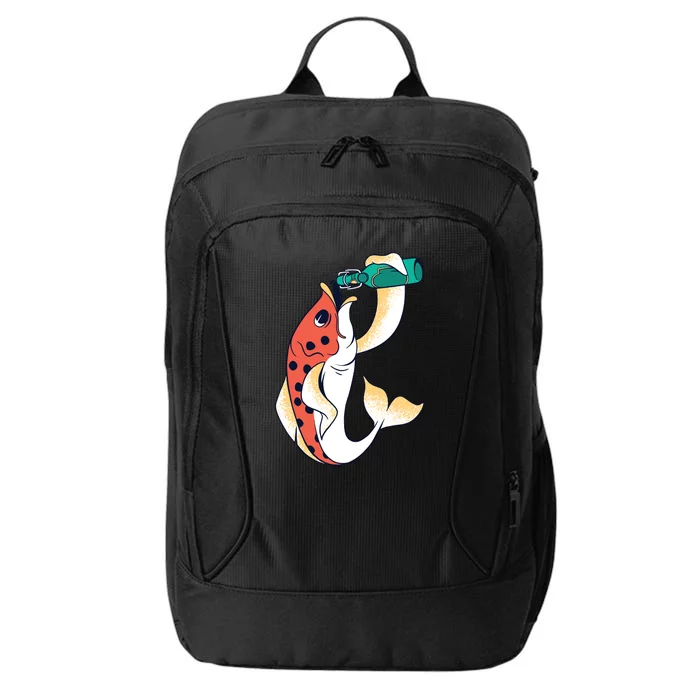 Beer Fish City Backpack