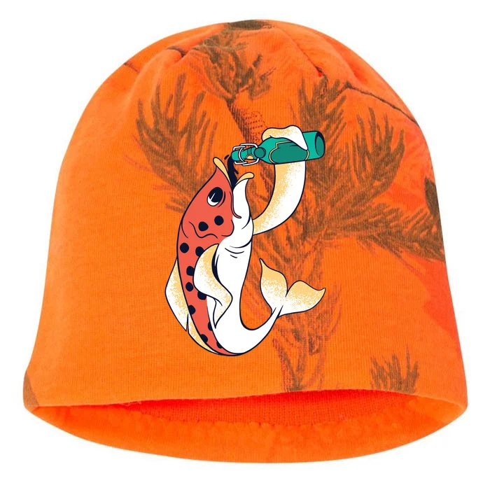 Beer Fish Kati - Camo Knit Beanie