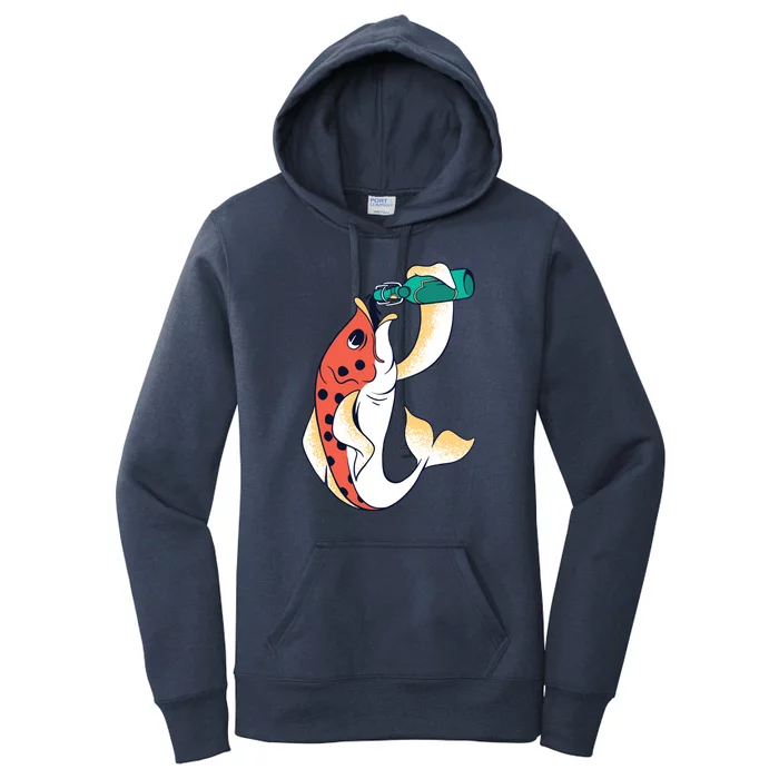 Beer Fish Women's Pullover Hoodie