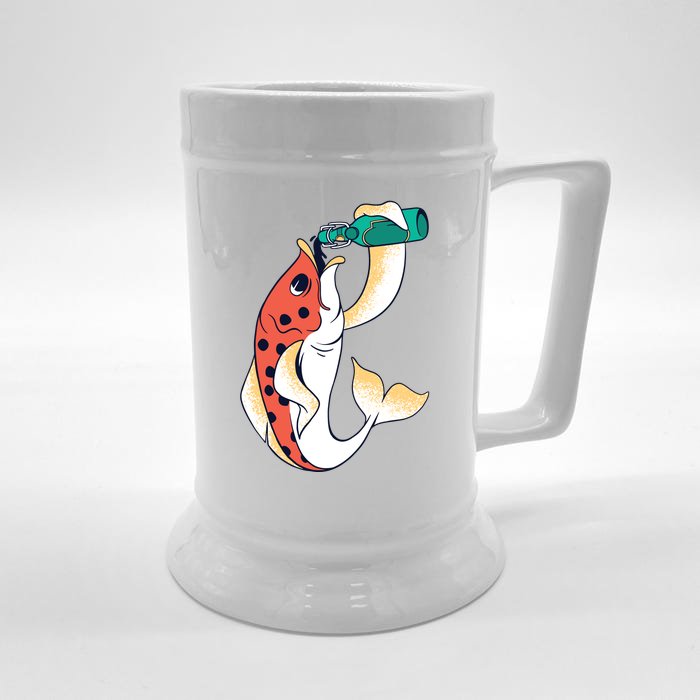 Beer Fish Front & Back Beer Stein