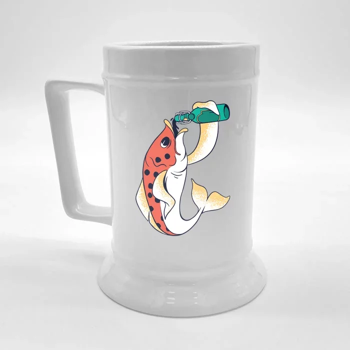 Beer Fish Front & Back Beer Stein