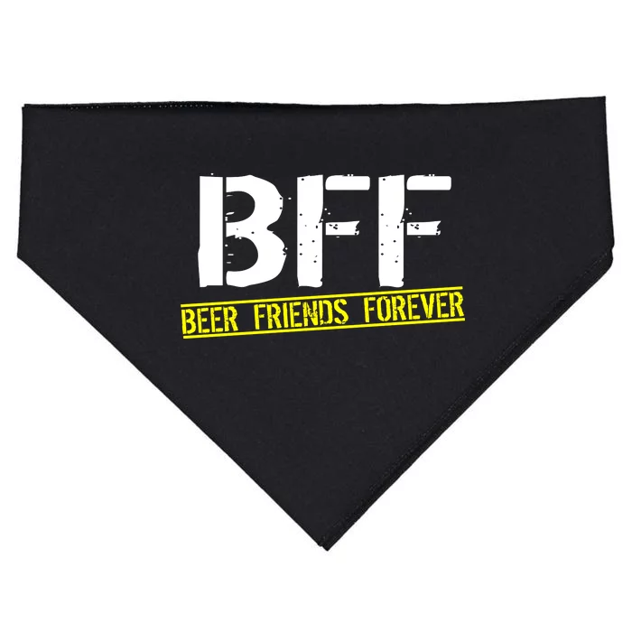 Beer Friends Forever BFF USA-Made Doggie Bandana