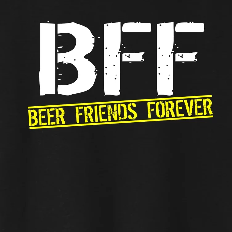 Beer Friends Forever BFF Women's Crop Top Tee