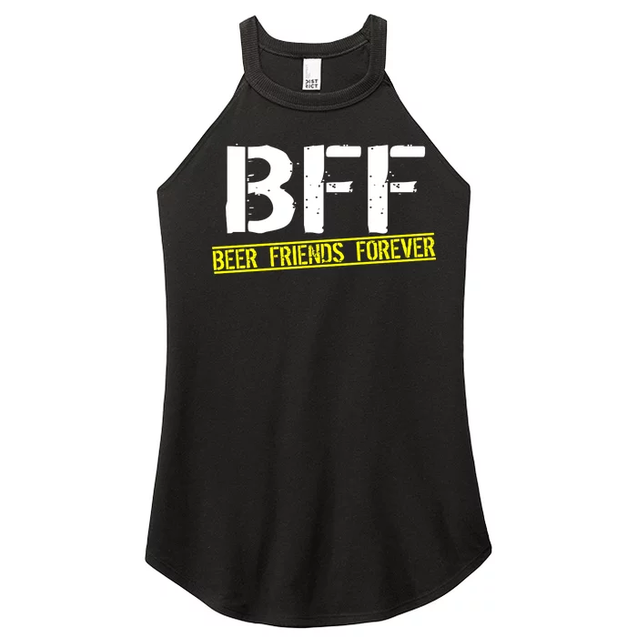 Beer Friends Forever BFF Women’s Perfect Tri Rocker Tank