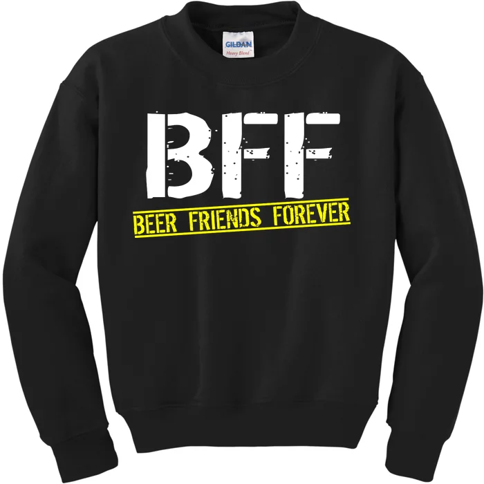 Beer Friends Forever BFF Kids Sweatshirt