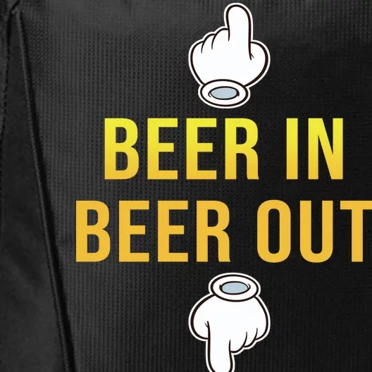 Beer In Beer Out City Backpack