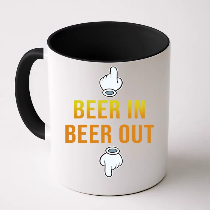 Beer In Beer Out Front & Back Coffee Mug