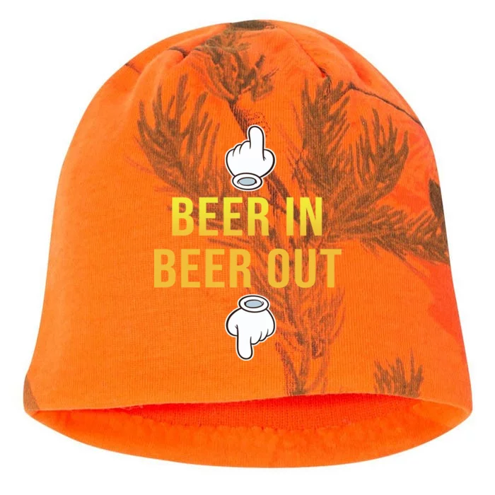 Beer In Beer Out Kati - Camo Knit Beanie