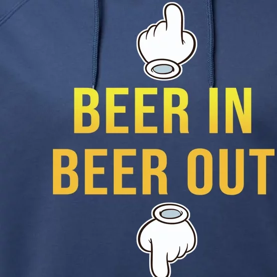 Beer In Beer Out Performance Fleece Hoodie