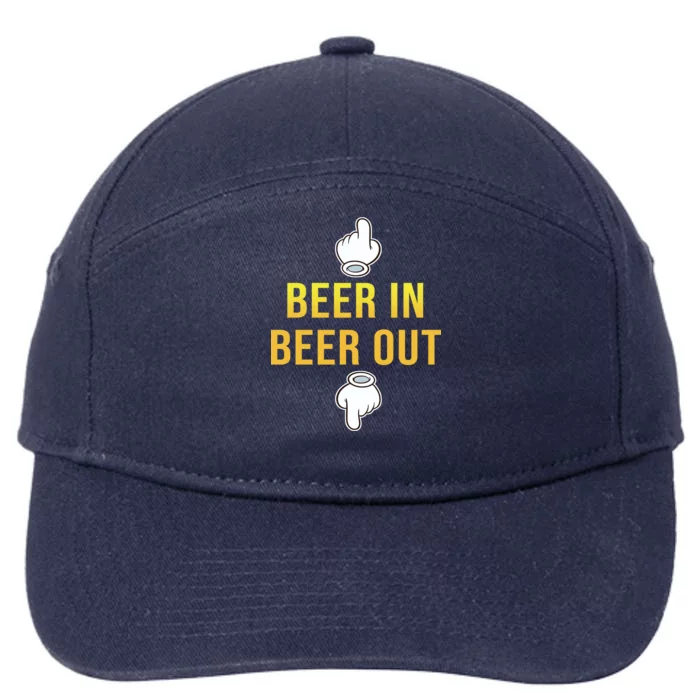 Beer In Beer Out 7-Panel Snapback Hat