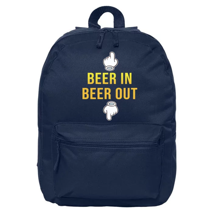 Beer In Beer Out 16 in Basic Backpack