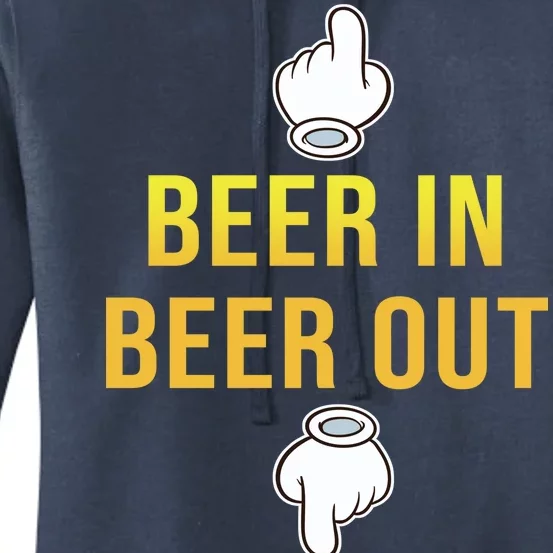 Beer In Beer Out Women's Pullover Hoodie