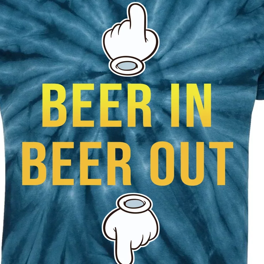 Beer In Beer Out Kids Tie-Dye T-Shirt