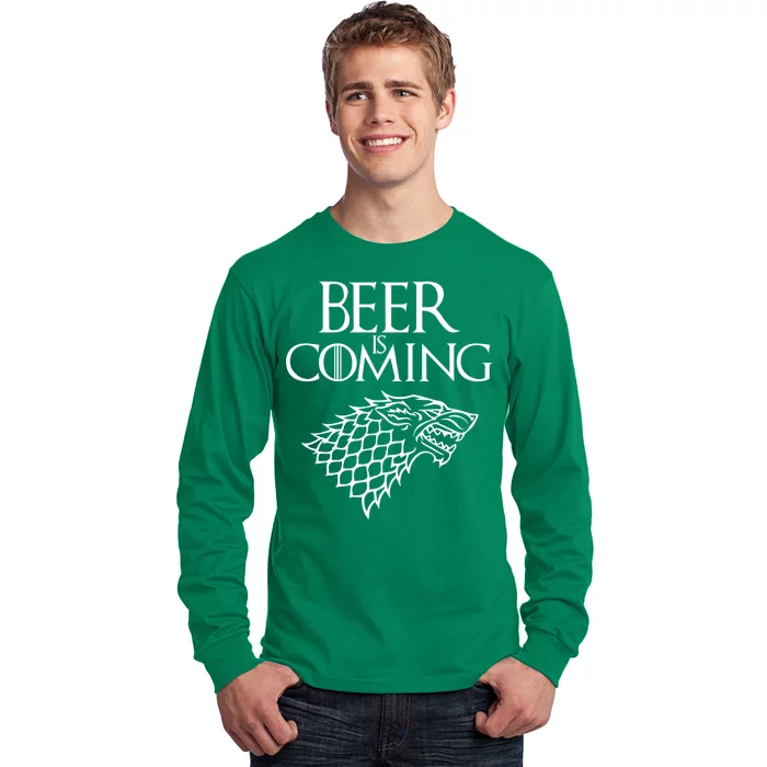 Beer Is Coming Long Sleeve Shirt