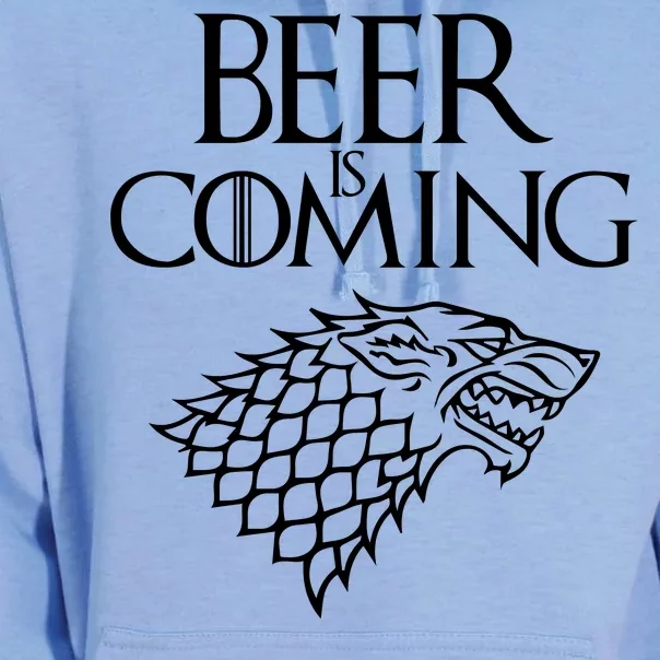 Beer Is Coming Unisex Surf Hoodie