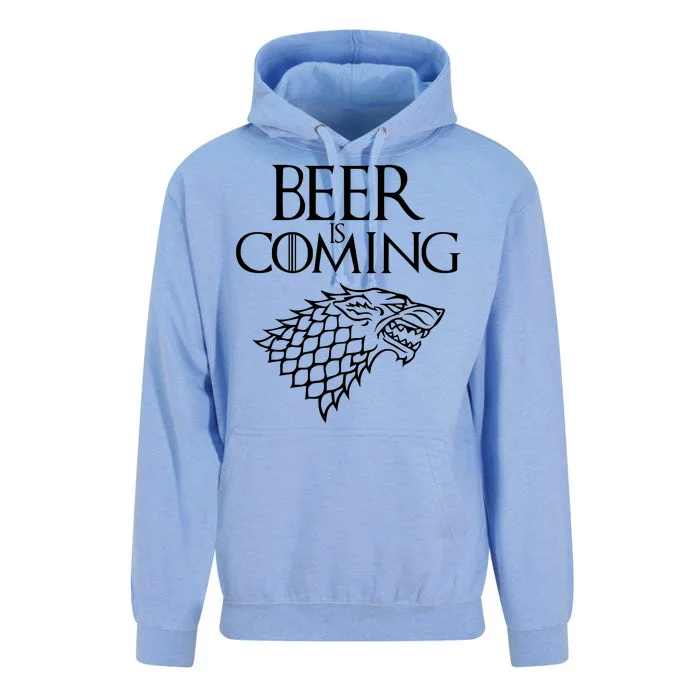 Beer Is Coming Unisex Surf Hoodie