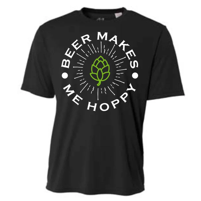 Beer Makes Me Hoppy Cooling Performance Crew T-Shirt