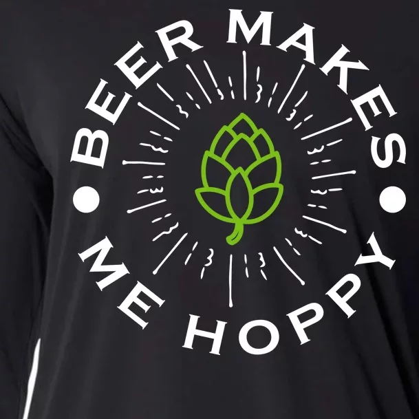 Beer Makes Me Hoppy Cooling Performance Long Sleeve Crew