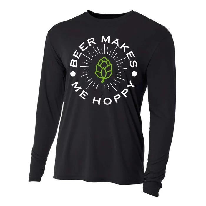 Beer Makes Me Hoppy Cooling Performance Long Sleeve Crew