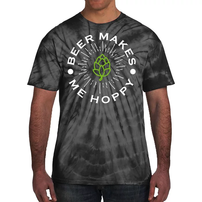 Beer Makes Me Hoppy Tie-Dye T-Shirt