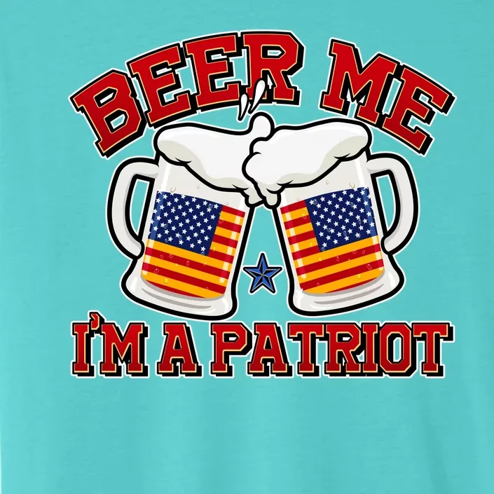 Beer Me I'm A Patriot USA Flag Beer Mugs ChromaSoft Performance T-Shirt