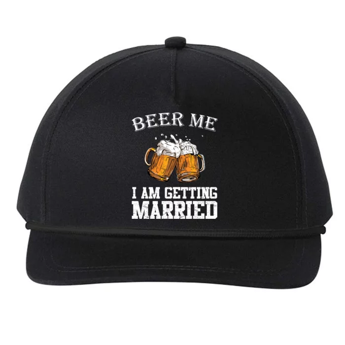 Beer Me I'm Getting Married Snapback Five-Panel Rope Hat