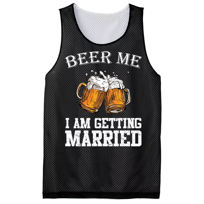 Beer Me I'm Getting Married Mesh Reversible Basketball Jersey Tank