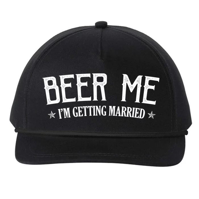 Beer Me I'm Getting Married Funny Wedding Snapback Five-Panel Rope Hat