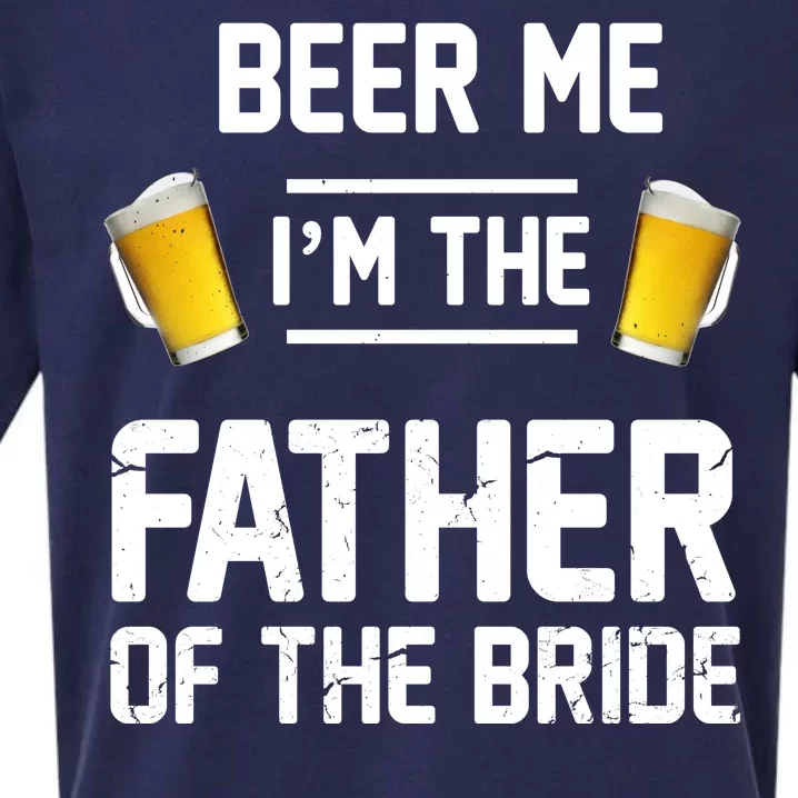 Beer Me I'm The Father Of The Bride Sueded Cloud Jersey T-Shirt