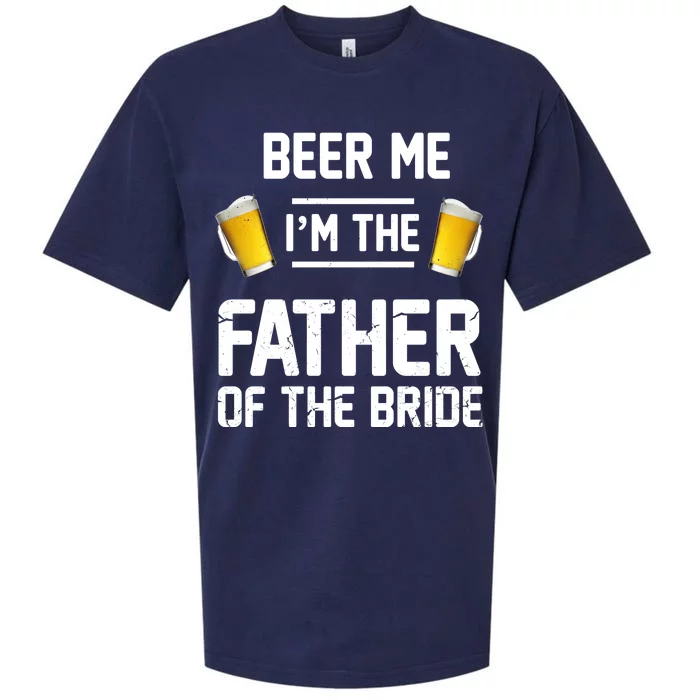 Beer Me I'm The Father Of The Bride Sueded Cloud Jersey T-Shirt