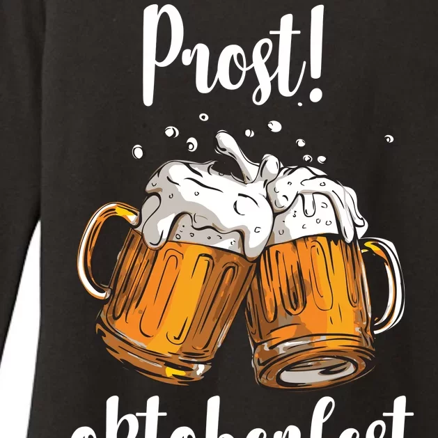 Beer Oktoberfest Prost Cheers Womens CVC Long Sleeve Shirt