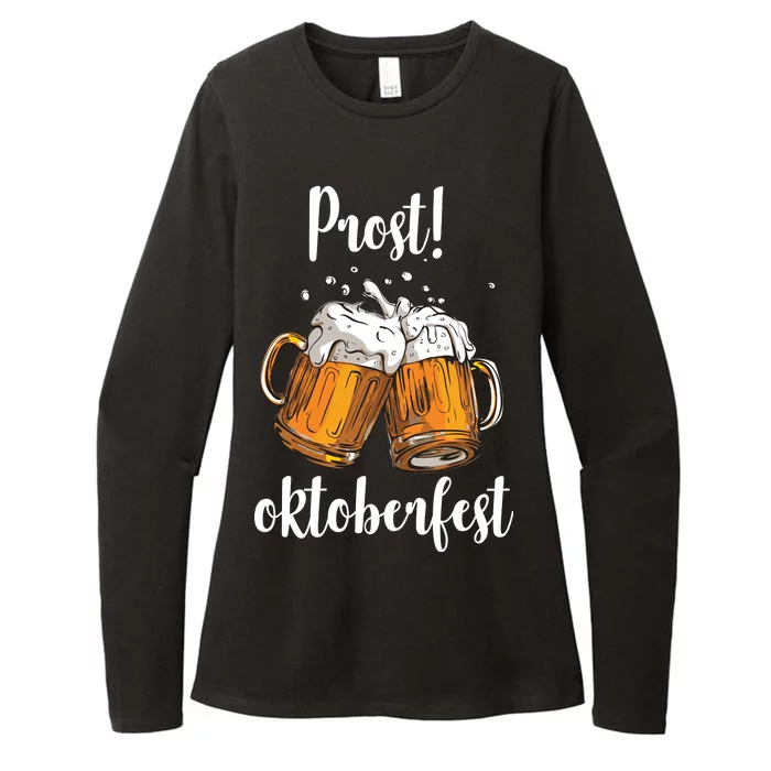 Beer Oktoberfest Prost Cheers Womens CVC Long Sleeve Shirt