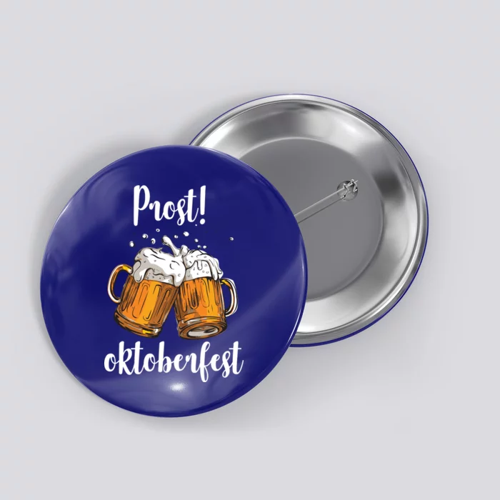 Beer Oktoberfest Prost Cheers Button